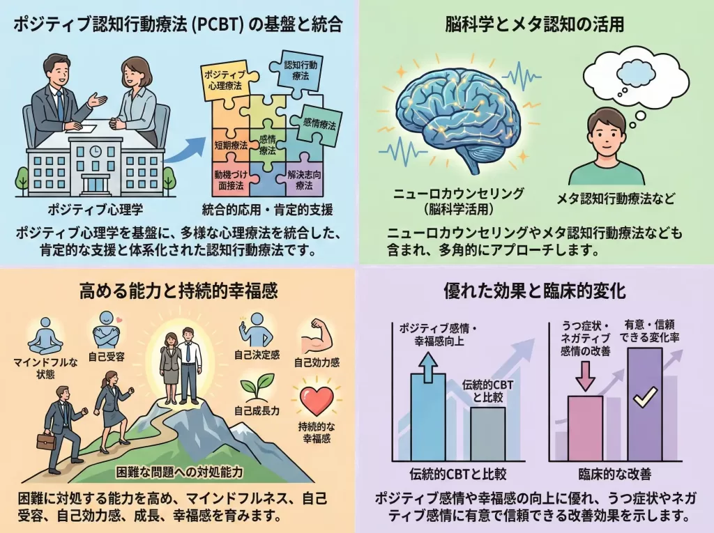 ポジティブ認知行動療法士® とは 資格 ポジティブ心理学を基本とした